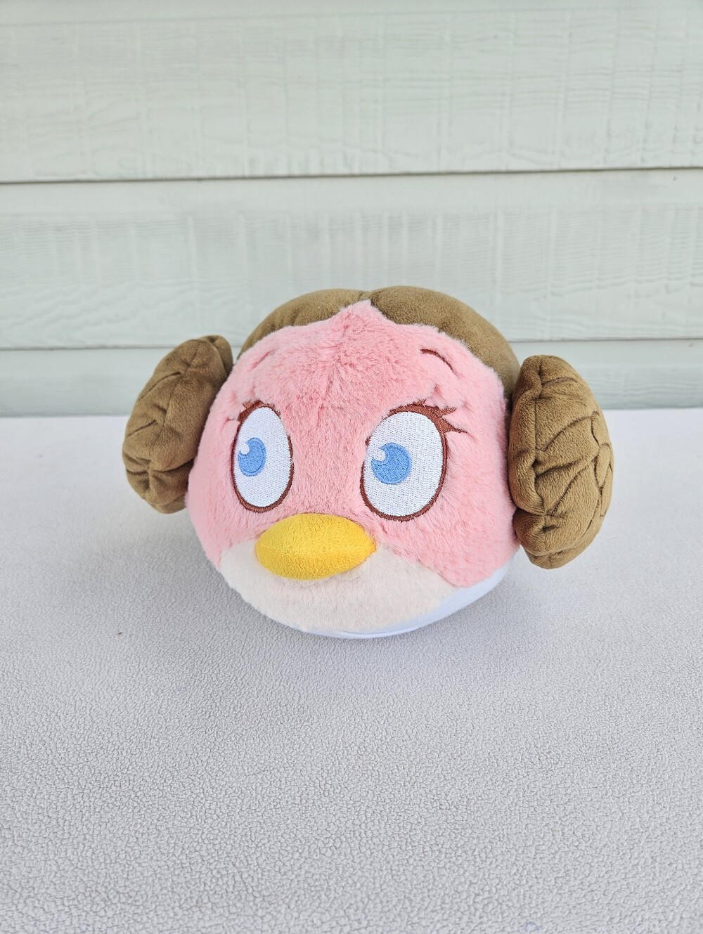 Star Wars Angry Birds Princess Leia Plush 10" X 7" Commonwealth Rovio NO SOUND